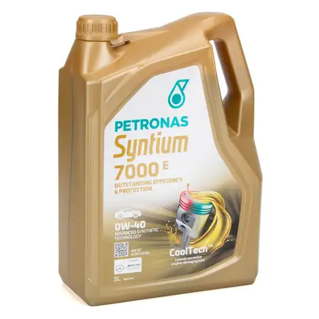 5L 5 Liter PETRONAS Syntium 7000 E 0W-40 Motor&ouml;l &Ouml;l BMW LL-01 MB 229.5 VW 502/505.00