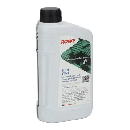 1L 1 Liter ROWE ZH-M SYNT Hochleistungs-Hydraulik&ouml;l Lenkungs&ouml;l DIN 51524 Teil 3 ISO 7308