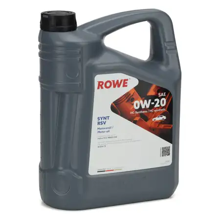 5L 5 Liter ROWE SYNT RSV 0W-20 0W20 Motor&ouml;l &Ouml;l ACEA C5 Volvo VCC RBS0-2AE HYBRID