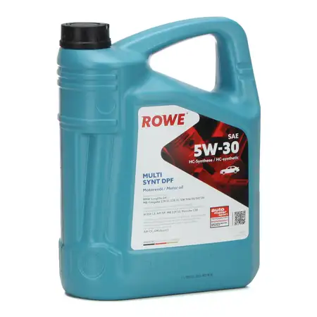 5L 5 Liter ROWE MULTI SYNT DPF 5W30 Motor&ouml;l &Ouml;l BMW LL-04 MB 229.31/51/52 VW 504/507.00