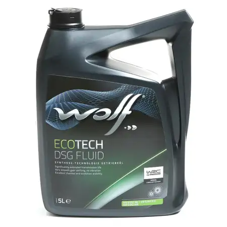 5L 5 Liter WOLF ECOTECH DSG FLUID Automatikgetriebe&ouml;l f&uuml;r Doppelkupplungsgetriebe DCT