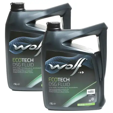 10L 10 Liter WOLF ECOTECH DSG FLUID Automatikgetriebe&ouml;l f&uuml;r Doppelkupplungsgetriebe DCT