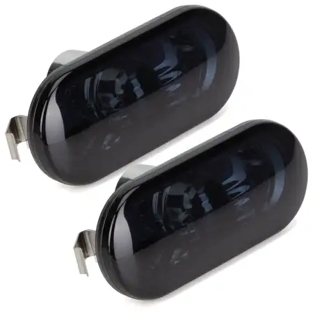 2x Blinkleuchte Blinker seitlich RAUCHGRAU f&uuml;r SEAT Ibiza 3 4 Leon 1M 1P Exeo 6L0949117A