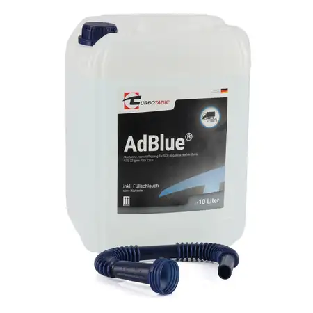 10L 10 Liter AdBlue Harnstoffl&ouml;sung SCR Zusatz zur Abgareinigung inkl. Ausgie&szlig;er