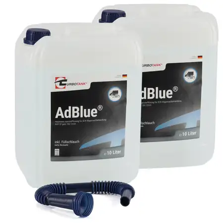 20L 20 Liter AdBlue Harnstoffl&ouml;sung SCR Zusatz zur Abgareinigung inkl. Ausgie&szlig;er