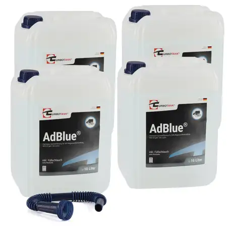 40L 40 Liter AdBlue Harnstoffl&ouml;sung SCR Zusatz zur Abgareinigung inkl. Ausgie&szlig;er