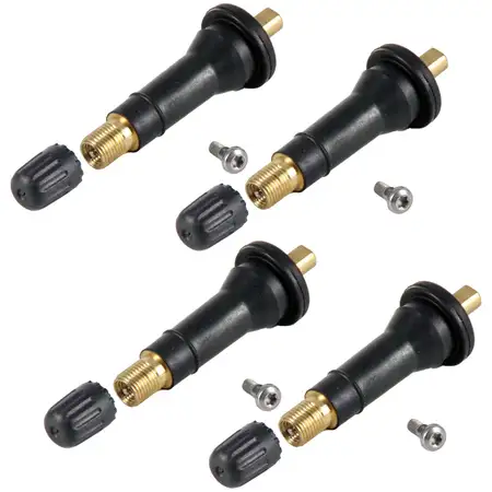 4x Reifenventil Gummiventil f&uuml;r RENAULT Clio 4 Kangoo Master Trafic 3 Twingo 3 400011109R