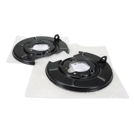 2x Abdeckblech Ankerblech Spritzblech Bremsscheibe f&uuml;r BMW 3er E30 E36 Compact Z3 hinten