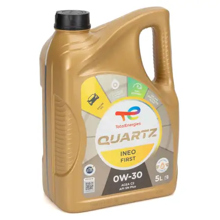 5L 5 Liter TOTAL QUARTZ INEO FIRST 0W-30 Motor&ouml;l &Ouml;l ACEA C2 PSA B71 2312/2302