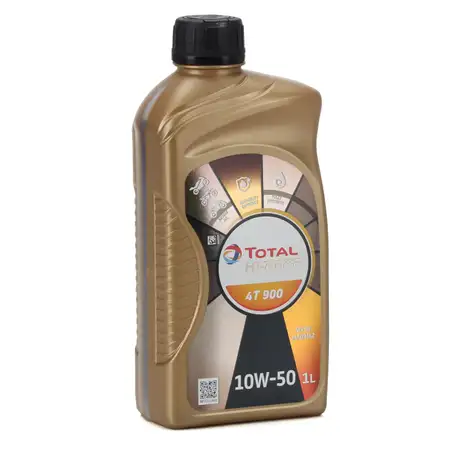 1L 1 Liter TOTAL HI-PERF 4T 900 Motor&ouml;l &Ouml;l 10W-50 10W50 API SN JASO MA-2