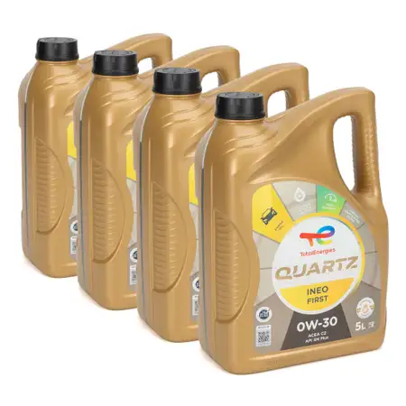 20L 20 Liter TOTAL QUARTZ INEO FIRST 0W-30 Motor&ouml;l &Ouml;l ACEA C2 PSA B71 2312/2302