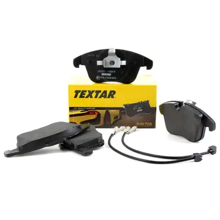 TEXTAR Bremsbel&auml;ge Bremskl&ouml;tze + Warnkontakt CITROEN C5 2 + 3 PEUGEOT 407 508 vorne