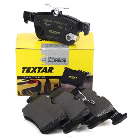 TEXTAR 2223103 Bremsbel&auml;ge FORD Focus 4 Galaxy CK Kua 2 3 Mondeo 5 S-Max CJ hinten