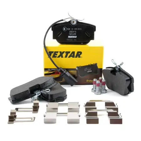 TEXTAR 2322416 Bremsbel&auml;ge + Sensor VW Transporter T4 15 Zoll ab 01.1996 hinten