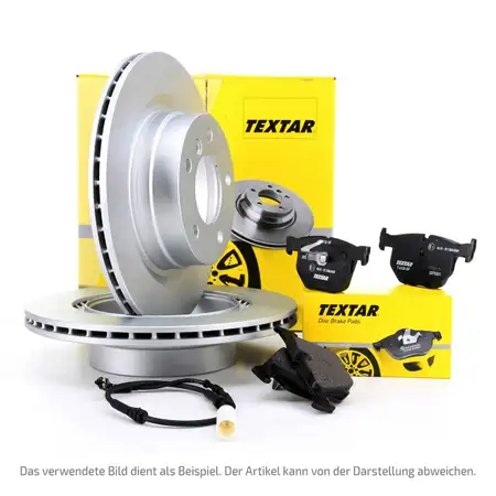 TEXTAR Bremsscheiben + Bremsbel&auml;ge + Sensor BMW X1 U11 X2 U10 MINI Countryman U25 hinten