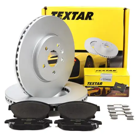 TEXTAR Bremsscheiben + Bremsbel&auml;ge OPEL Mokka / X (J13) bis Fgst. CHEVROELT Trax vorne