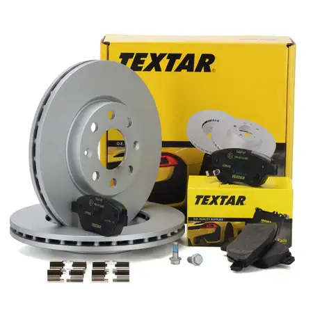 TEXTAR Bremsscheiben + Bel&auml;ge OPEL Corsa D 1.0 1.2 1.4 1.3 CDTI Adam 1.2 14&quot; vorne