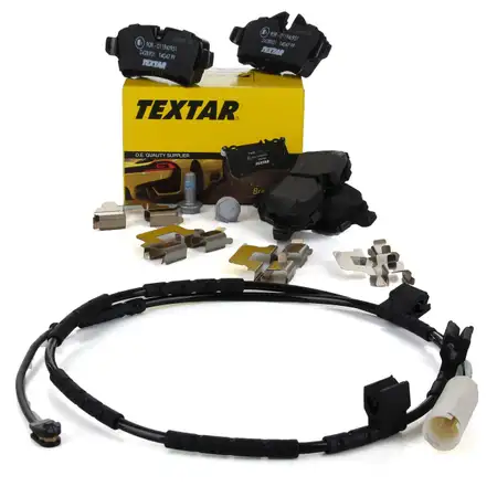 TEXTAR 2428901 Bremsbel&auml;ge + Wako MINI R56 R57 R55 R58 One Cooper Works ab 08.2010 hinten