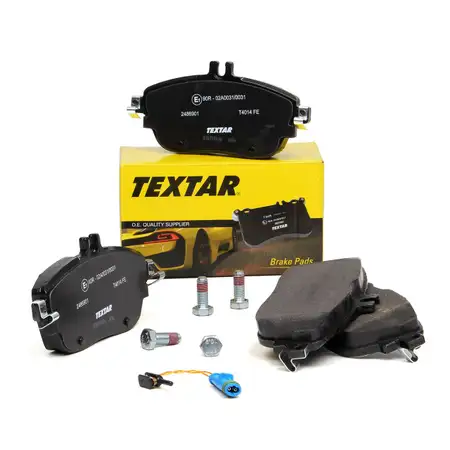 TEXTAR 2486901 Bremsbel&auml;ge + Wako MERCEDES W176 W246 W212 C117 X117 X156 vorne