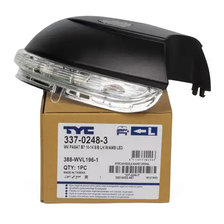 TYC LED Blinkleuchte Au&szlig;enspiegel VW Passat B7 Eos Jetta 4 Scirocco links