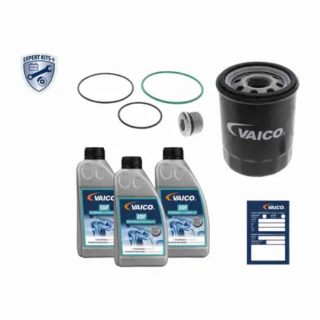 VAICO V58-0004 3L Getriebe&ouml;l + Ablassschraube Set Verteilergetriebe f&uuml;r TESLA Hinterachse