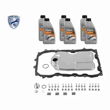 VAICO V10-3214 Getriebefilter Satz 6-Gang 09D + 6L Getriebe&ouml;l AUDI Q7 Cayenne VW Touareg