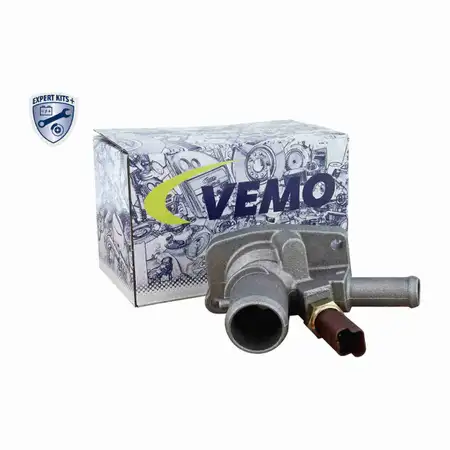 VEMO V24-99-0031 Thermostat + Geh&auml;use + Sensor FIAT 500 Panda 312 319 Punto 199 1.1 1.2