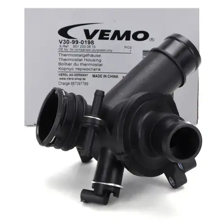 VEMO V30-99-0198 Thermostatgeh&auml;use + Sensor MERCEDES W204 W212 W166 X204 W639 W447 OM651