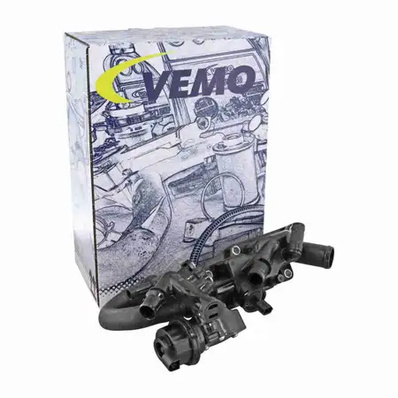 VEMO V46-99-0004 Thermostatgeh&auml;use + Sensor RENAULT Clio 4 Kangoo Megane Scenic 3 1.2 TCe