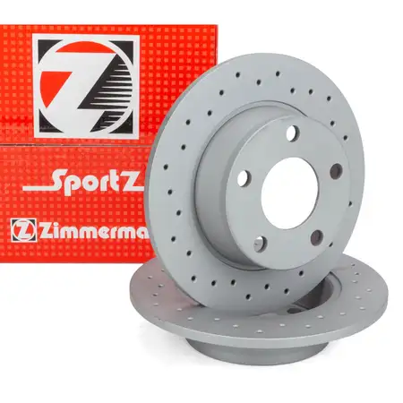 Zimmermann SPORT Bremsscheiben f&uuml;r AUDI A6 (4B C5) quattro PR-Nr. 0N5 hinten