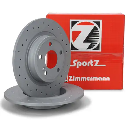 Zimmermann SPORT Bremsscheiben Satz MERCEDES-BENZ W176 W246 C117 X117 X156 hinten