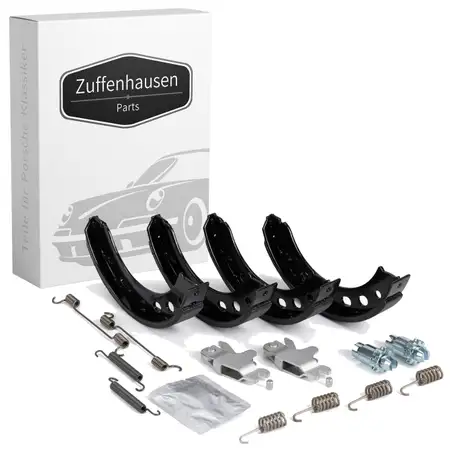 Bremsbacken + Zubeh&ouml;r Satz f&uuml;r PORSCHE 924 2.0 928 4.5 4.7 S 5.0 / S / GT 5.4 GTS hinten