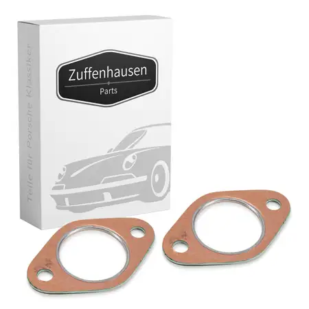 2x Auspuffdichtung Dichtung Abgasrohr f&uuml;r PORSCHE 911 1963-1977 914 /6 2.0 90111119300