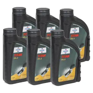 6L 6 Liter FUCHS TITAN FFL-2 Getriebeöl Doppelkupplungsgetriebe 6-&7-Gang DSG