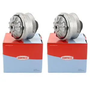 2x CORTECO Motorlager Hydrolager MERCEDES 190 W201 W124 vorne 1242401917