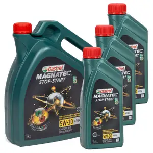 8L 8 Liter CASTROL Magnatec STOP-START Motoröl Öl 5W30 ACEA A3/B4 MB Renault VW