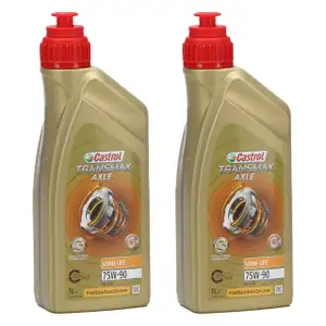 2L 2 Liter CASTROL Achsgetriebeöl TRANSMAX AXLE LONG LIFE 75W-90 API GL-5