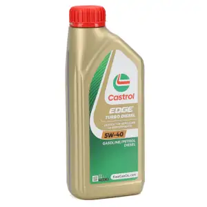 1L 1 Liter CASTROL EDGE TURBO DIESEL 5W-40 Motoröl MB 226.5 229.31/51 VW 505.00/.01