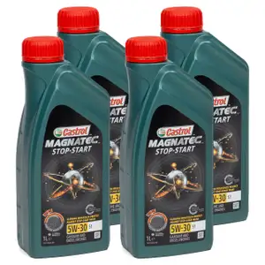 4L 4 Liter CASTROL Magnatec STOP-START Motoröl Öl 5W30 S1 ACEA C2 FIAT 9.55535-S1