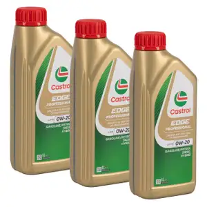 3L CASTROL EDGE Professional LL IV FE 0W-20 Motoröl PORSCHE C20 VW 508/509.00