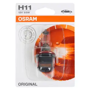 OSRAM Halogenlampe H11 ORIGINAL LINE 12V 55W PGJ19-2 64211-01B