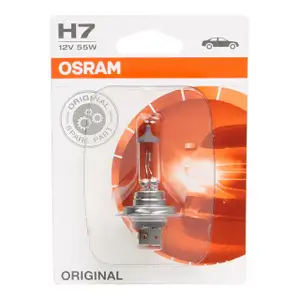 OSRAM Lampe Halogenlampe H7 ORIGINAL LINE 12V 55W (1 Stück) PX26d 64210-01B