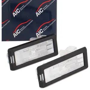 2x AIC Kennzeichenleuchte + W5W Glühlampe RENAULT Clio 3 Laguna 2 Grandtour Scenic 3 Zoe