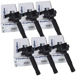 6x BERU ZS077 Zündspule + Kerzenstecker MERCEDES CL203 C230 C32AMG C320 C350 M112 M272