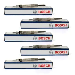 5x BOSCH GLP007 0250202036 Glühkerze ALFA ROMEO 156 166 FIAT Marea Kappa LANCIA 2.4 JTD