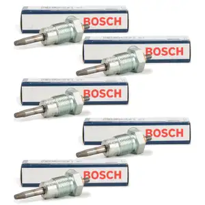 5x BOSCH 0250201044 GLP104 Glühkerze MERCEDES /8 W115 240D W123 W460 300D OM617