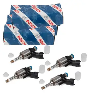 4x BOSCH 0261500029 Einspritzdüse CITROEN C4 I MINI R56 R55 PEUGEOT 207 308 I 1.6 Turbo