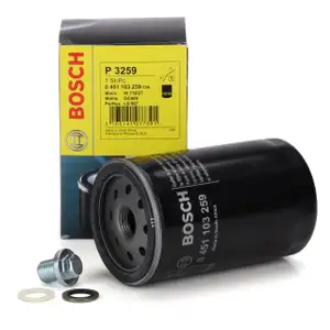 BOSCH 0451103259 Ölfilter + Schraube FORD Galaxy WGR Scorpio Sierra Transit 1119421