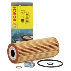 BOSCH 1457429122 Ölfilter + Schraube MERCEDES W202 W203 W124 W210 W140 M104 M111