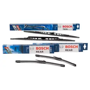 BOSCH 480S + 2x A280H Scheibenwischer MINI Clubman R55 vorne + hinten